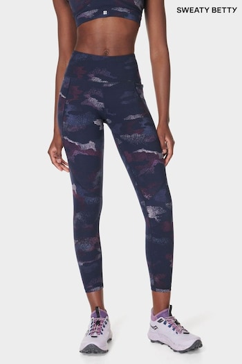 Sweaty Betty Blue Power 7/8 Workout River leggings (E95024) | £88