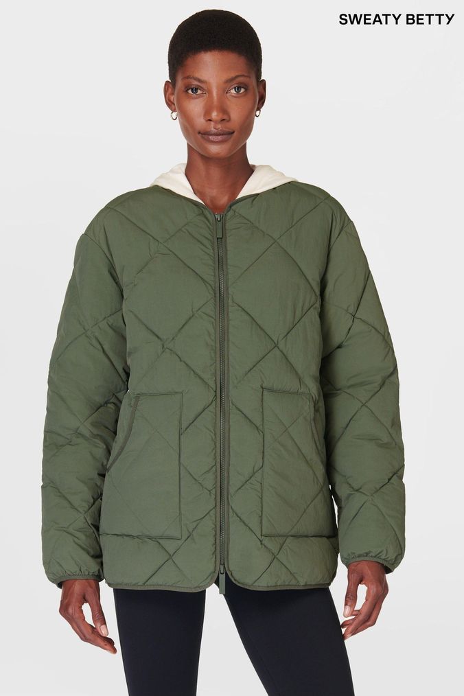 Womens Green Quilted Jackets Coats Next UK