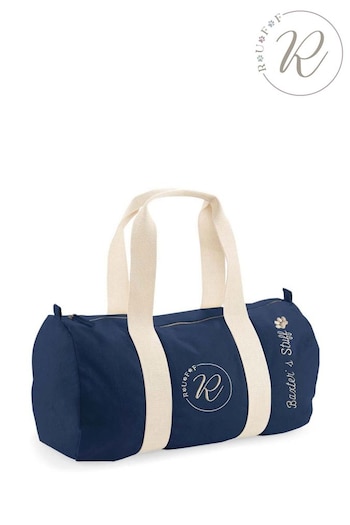 Personalised Organic Barrell Bag by RUFF (E95243) | £40