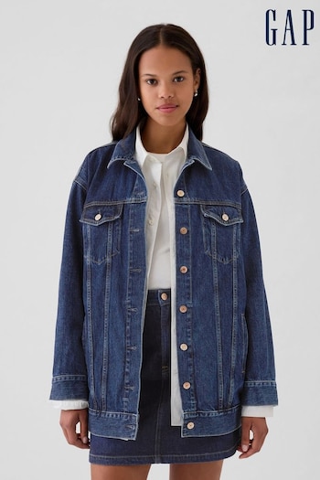 Gap Blue Oversized Icon Denim Jacket (E95925) | £60