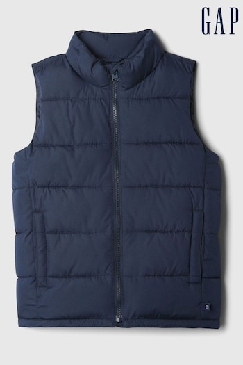 Gap Navy Blue Cold Control Puffer Gilet (4-13yrs) (E95942) | £25