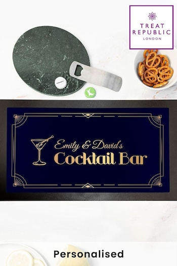 Stylish Cocktail Black Mat by Treat Republic (E96010) | £25