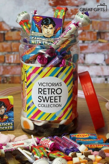Natural Retro Sweet Jar by Great Gifts (E96078) | £18