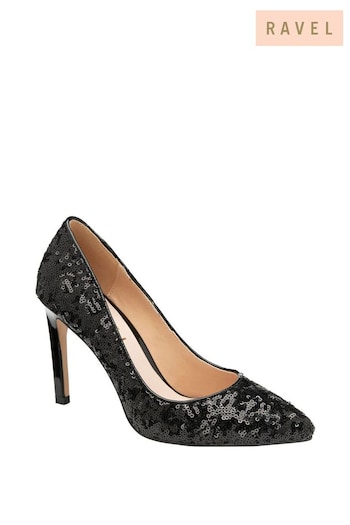 Ravel Black Stiletto-Heel Court Shoes (E96735) | £65