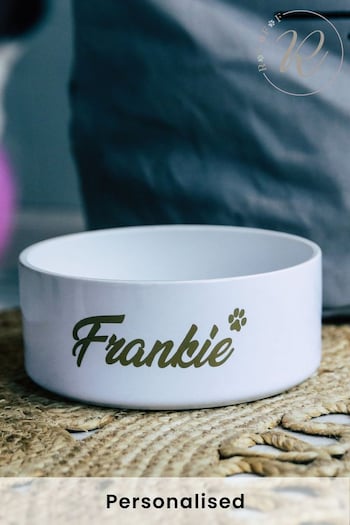 Personalised Small Dog Bowl by RUFF (E96916) | £22