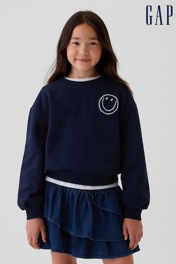 Gap Navy Blue Vintage Soft Sweatshirt (4-13yrs) (E97180) | £20