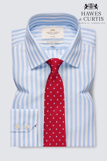 Hawes & Curtis Blue Bold Stripe Shirt (E97310) | £65