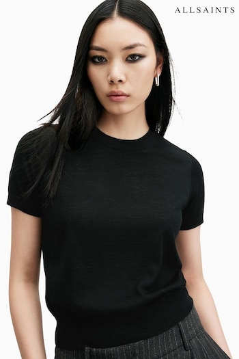 AllSaints Black Bern T-Shirt (E97403) | £99