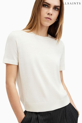 AllSaints White Bern T-Shirt (E97413) | £99