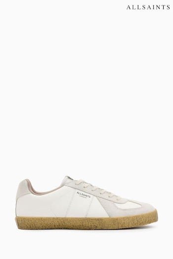 AllSaints White Jaimee Low Shoes (E97497) | £129