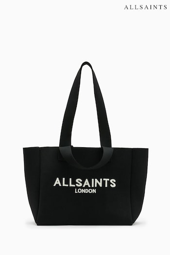 AllSaints Black Izzy Medium Tote (E97575) | £119