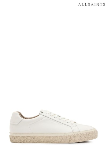 AllSaints White Klop Leather Low Top (E97720) | £139