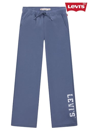 Levi's® Blue Varsity Collegiate Logo Wide Leg Joggers (E98186) | £25