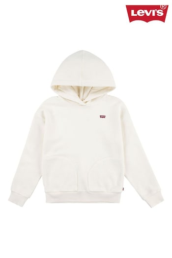 Levi's® Cream Batwing Chest Logo Hoodie (E98309) | £35 - £40