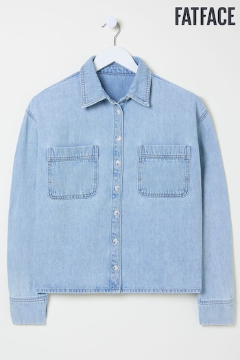 FatFace Chambray Blue Sara Chambray Shirt (E98947) | £65