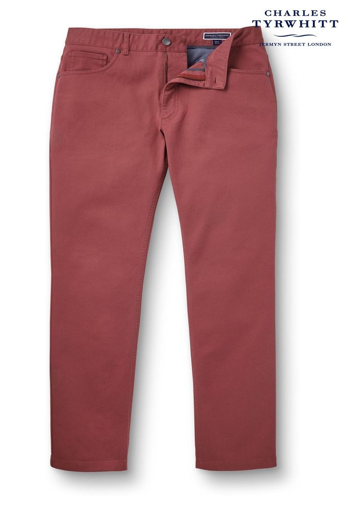 Mens red jeans uk shop