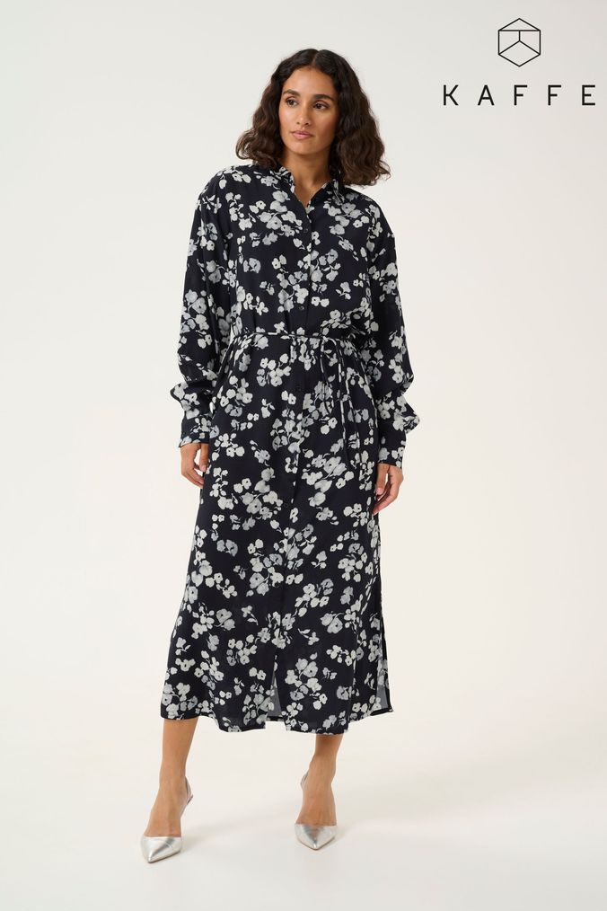 Buy Women s Black Shirt Dress Floral Dresses Online Next UK