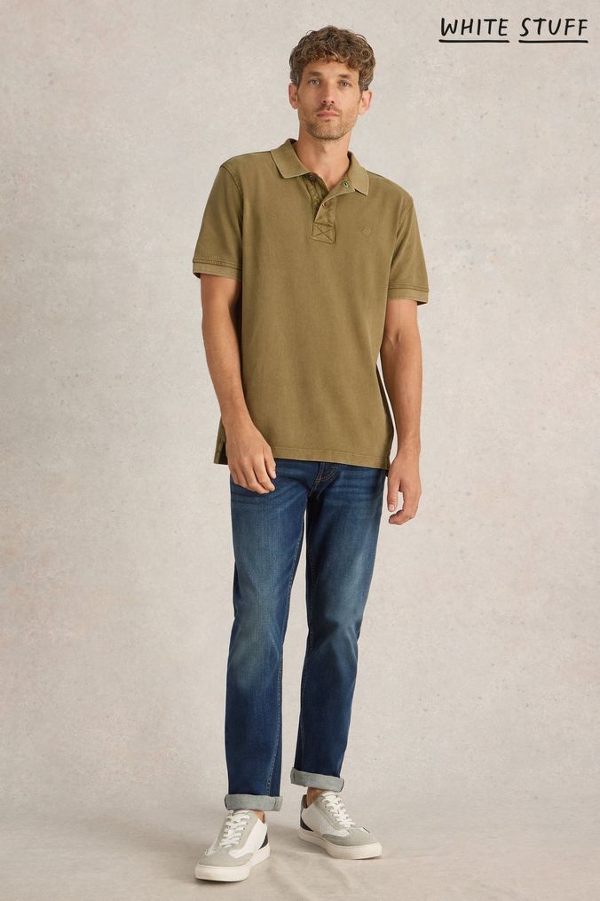 FitminShops Buy Men s Polo Shirts Green X Large Whitestuff Online Pique Barbour Polo Shirt