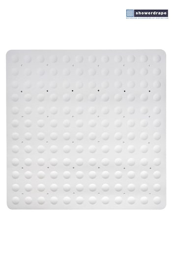 Showerdrape White Orbit Anti Slip Shower Mat (F02546) | £26