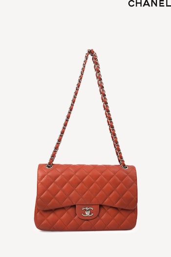 CHANEL Large Red Caviar Leather Classic Handbag (F05330) | £5,695