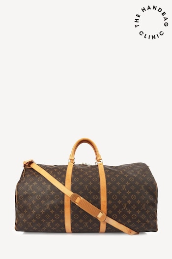 Louis Vuitton Brown Keepall 60 Canvas Luggage (F05333) | £1,225