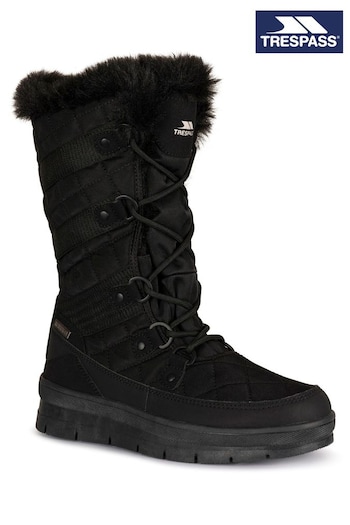 Trespass Female Evelyn Black Snow Boots (F06239) | £116