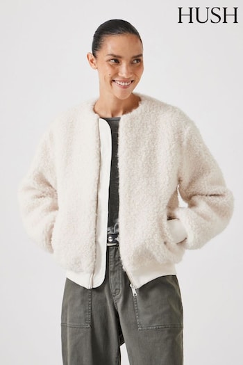 Hush White Hush Miffy Faux Fur Jacket (F06757) | £190