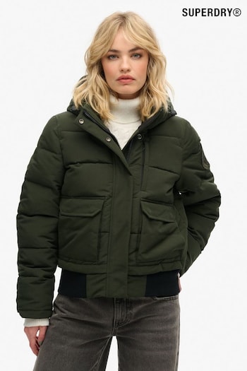 Superdry Green Everest Bomber Jacket (F07619) | £0