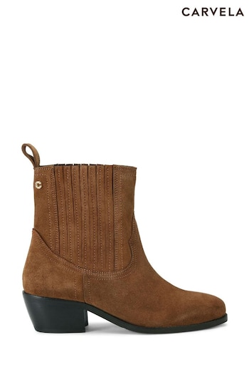 Carvela Camel Dolly Western Boots (F08443) | £129