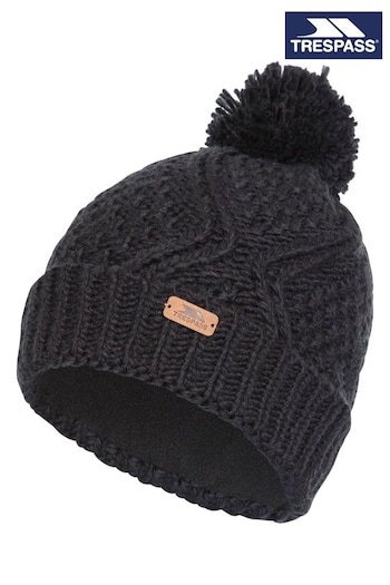 Trespass Female Zyra Black Hat (F11425) | £27