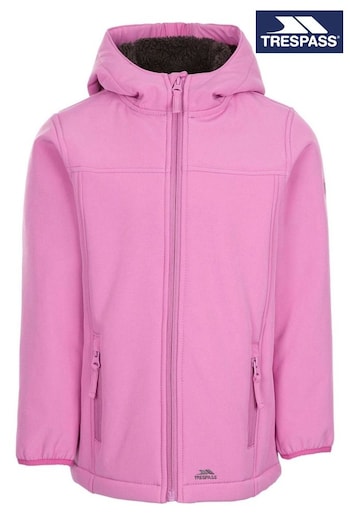 Trespass Kids Pink Kristen Softshell Jacket (F12428) | £63