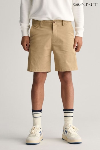 GANT Khaki Green Regular Fit Chino Shorts (F14058) | £55