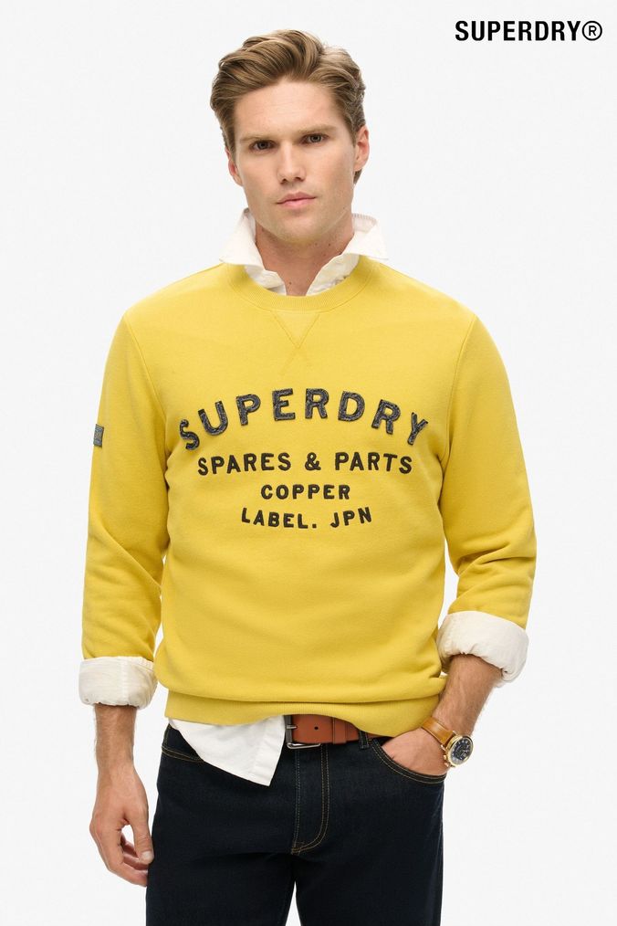 Men s Yellow Sweatshirts Hoodies Next Official Site