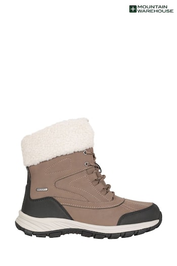 Mountain Warehouse Brown Idaho Womens Waterproof Thermal Snow Boots (F20785) | £80