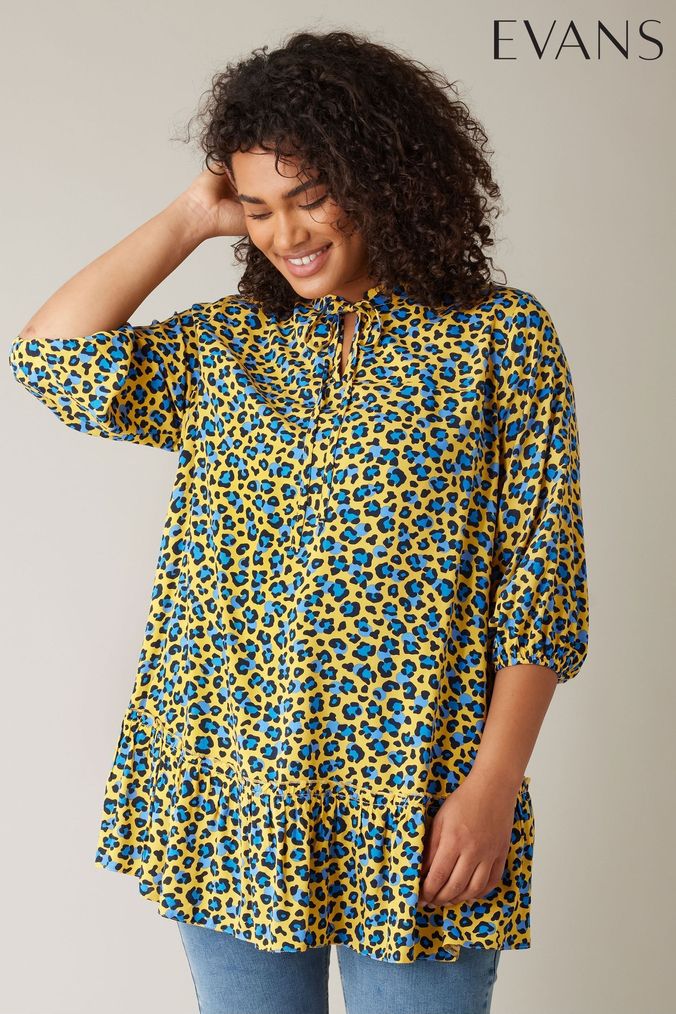 Buy Yellow Animal Print Tops Online Next UK