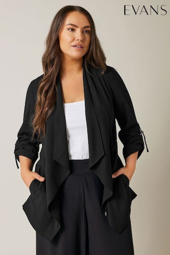 Evans Waist String Waterfall Jacket (F27309) | £28