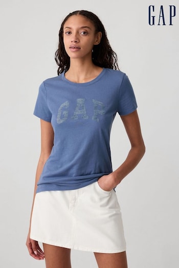 Gap Navy Blue Logo Short Sleeve Crew Neck T-Shirt (H18123) | £14