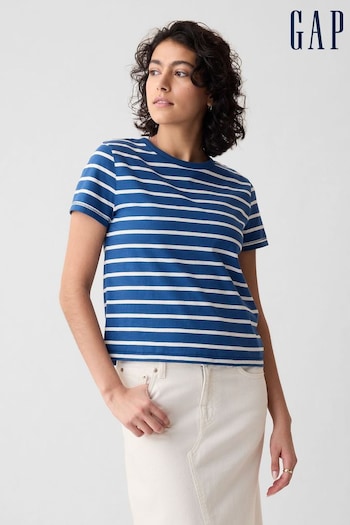Gap Dark Blue Organic Cotton Vintage Short Sleeve T-Shirt (H69748) | £18