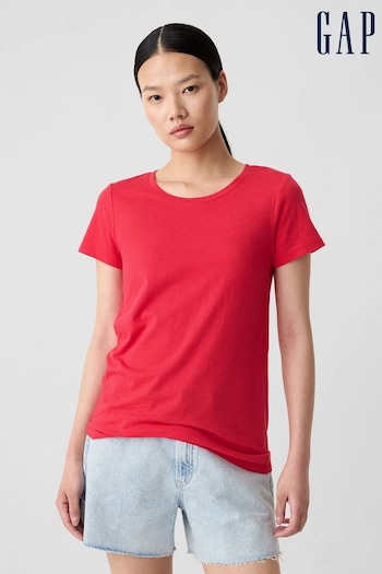 Gap Red Favourite Crew Neck Short Sleeve T-Shirt (H86140) | £10