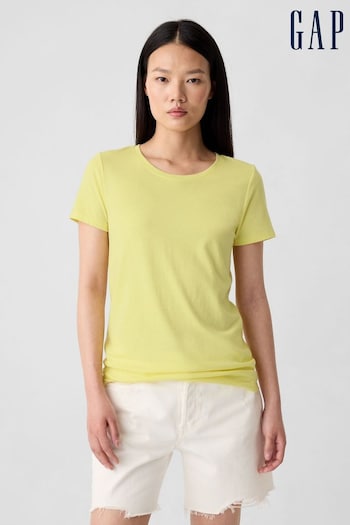 Gap Yellow Favourite Crew Neck Short Sleeve T-Shirt (H87734) | £10
