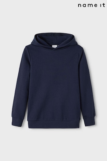 Name It Navy Cotton Sweatshirt With Hood (J53412) | £16