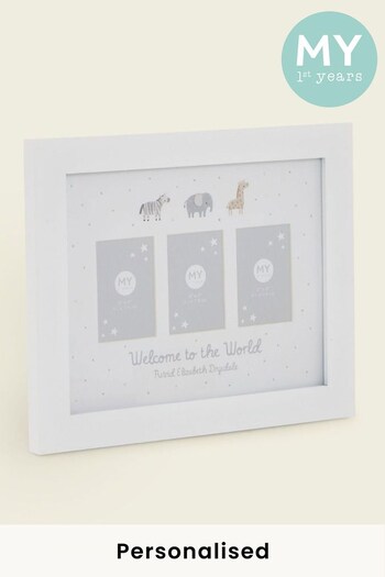 Personalised Welcome To The World Photo Frame By My 1st Years (JM0824) | £20