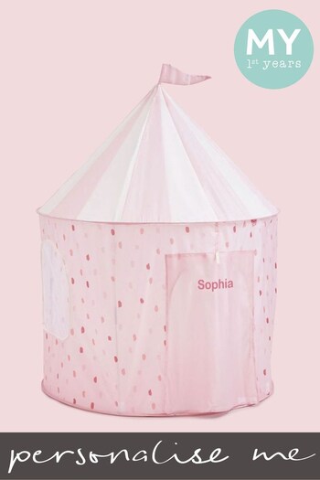 Personalised Polka Dot Play Tent by My 1st Years (JM2132) | £42