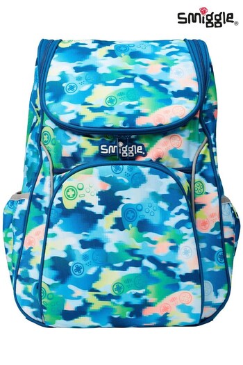 Smiggle Blue Camo Mirage Access Backpack (K00150) | £36