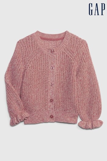 Gap Pink Knit Stitch Cardigan (K00639) | £25