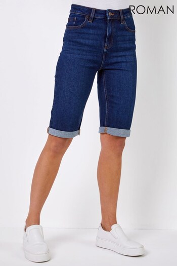 Roman Dark Blue Essential Knee Length Shorts (K00692) | £26