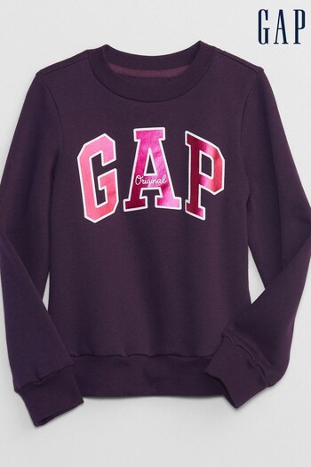Gap Red Logo Long Sleeve Crewneck Sweatshirt (K01033) | £20