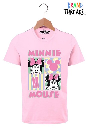 Brand Threads Pink Minnie T-Shirt (K02811) | £13