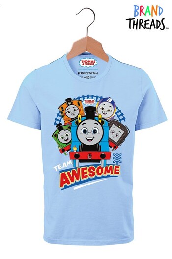 Brand Threads Blue Thomas and Friends T-Shirt (K02814) | £13