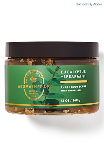 A-Z Womens Sports Brands Eucalyptus Spearmint Sugar Body Scrub 13 oz / 368 g (K04201) | £18